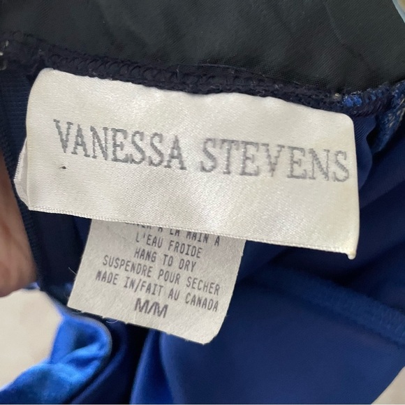 Vintage Vanessa Steven’s Velvet Velour Cheongsam Dress Size Medium - Picture 11 of 12